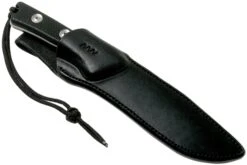 ANV P300 N690, Black G10 P300-015, Black Leather Sheath, Couteau De Survie -Couteaux Soldes Boutique ANVP300 015 06 anv knives