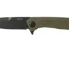 ANV Z100 Sleipner, Linerlock, G10, DLC, Olive, ANVZ100-024 Couteau De Poche
