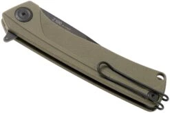 ANV Z100 Sleipner, Linerlock, G10, DLC, Olive, ANVZ100-024 Couteau De Poche -Couteaux Soldes Boutique ANVZ100 024 04 anv knives
