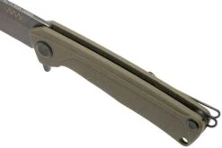 ANV Z100 Sleipner, Linerlock, G10, DLC, Olive, ANVZ100-024 Couteau De Poche -Couteaux Soldes Boutique ANVZ100 024 07 anv knives