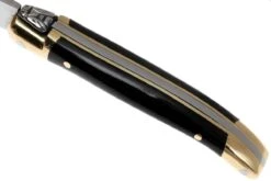 Petit Couteau De Poche De Laguiole En Aubrac, Corne De Buffle L0207BUL -Couteaux Soldes Boutique AUL0207BUL 06 laguiole en aubrac ktaul0207bul 06