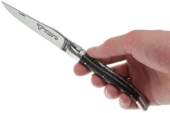 Laguiole En Aubrac HP 12cm Bois D'ébène Poli à La Main L0212EBH-FSI1 -Couteaux Soldes Boutique AUL0212EBH FSI1 07 laguiole en aubrac aul0212ebh fsi1 07