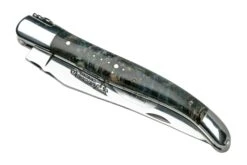 Laguiole En Aubrac Blue Poplar Burl L0212LBPIFSJ1 Bois De Peuplier, Poli, Couteau De Poche Laguiole, 12 Cm -Couteaux Soldes Boutique AUL0212LBPIFSJ1 04 laguioleaubrac