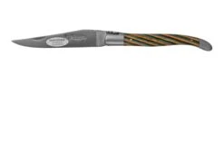 Laguiole En Aubrac Samba Brown L0212SAMIF Bois De Samba Marron, Mat, Couteau De Poche 12 Cm