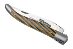 Laguiole En Aubrac Samba Brown L0212SAMIF Bois De Samba Marron, Mat, Couteau De Poche 12 Cm -Couteaux Soldes Boutique AUL0212SAMIF 04 laguioleaubrac