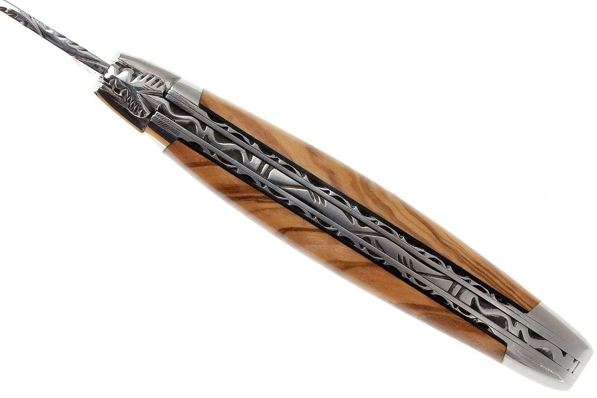 Laguiole En Aubrac 12cm Doubles Platines, Loupe D'olivier, L0712LLI-FSJ1 8 Laguiole En Aubrac 12cm Doubles Platines, Loupe D'olivier, L0712LLI-FSJ1 – Image 6