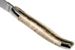 Laguiole En Aubrac 12cm Doubles Platines, érable Ondé Guilloché à La Main L0712EEN1/FSJ1 15 Laguiole En Aubrac 12cm Doubles Platines, érable Ondé Guilloché à La Main L0712EEN1/FSJ1 -Couteaux Soldes Boutique AULL0712EEN1 FSJ1 05 laguiole en aubrac