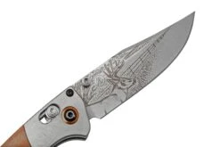 Benchmade Mini Crooked River Whitetail Limited Edition Artist Series 15085-2202, Couteau De Poche De Chasse, Casey Underwood Design -Couteaux Soldes Boutique BE15085 2202 06 benchmade