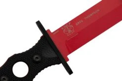 Benchmade SOCP Red 185T Trainer, Couteau Fixe, Greg Thompson Design -Couteaux Soldes Boutique BE185T 05 benchmade