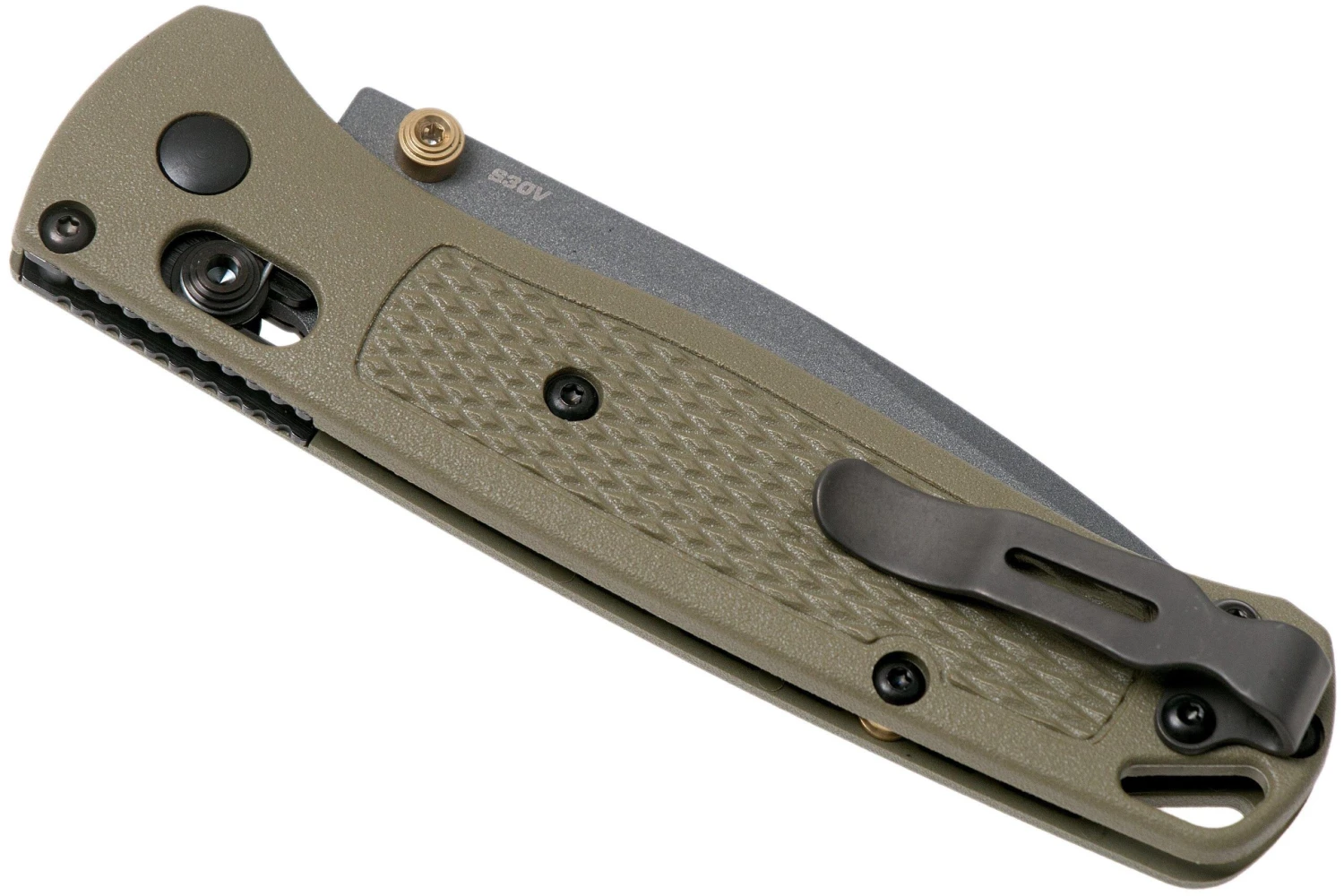 Benchmade Bugout 535GRY-1 Ranger Green Couteau De Poche 6 Benchmade Bugout 535GRY-1 Ranger Green Couteau De Poche – Image 4
