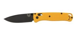 Benchmade Bugout X Work Sharp Exclusive 535WS Amber Yellow, Cerakote CPM 20CV Couteau De Poche