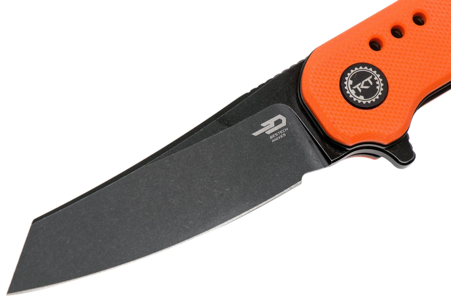 Bestech Syntax BG40C Orange G10, Black Stonewashed Couteau De Poche, Todd Knife & Tool Design 5 Bestech Syntax BG40C Orange G10, Black Stonewashed Couteau De Poche, Todd Knife & Tool Design – Image 3