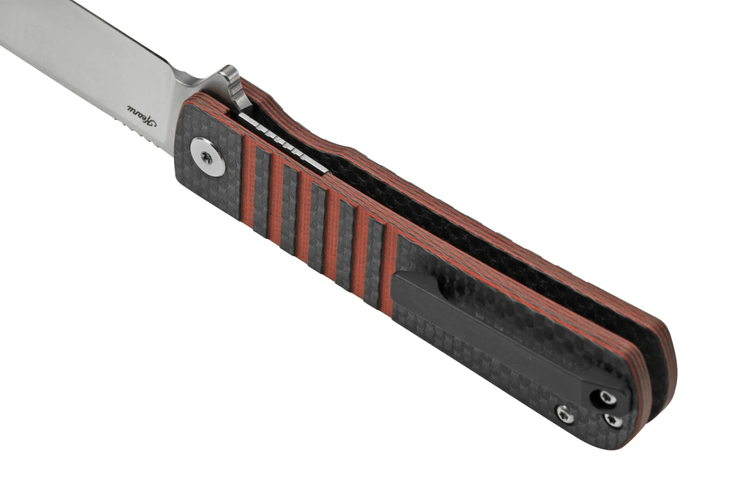 Bestech Titan BL04D Black/Red Carbon Fiber, Couteau De Poche 6 Bestech Titan BL04D Black/Red Carbon Fiber, Couteau De Poche – Image 4