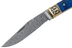 Böker Trapper Uno Annual 2021 Damascus 1132021DAM Limited Edition Couteau De Poche -Couteaux Soldes Boutique BO1132021DAM 03 boker