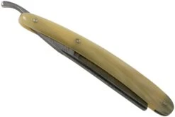 Böker Manufaktur Damascus Horn Rasoir Coupe-choux 140623DAM 14 Böker Manufaktur Damascus Horn Rasoir Coupe-choux 140623DAM -Couteaux Soldes Boutique BO140623DAM 06 boker