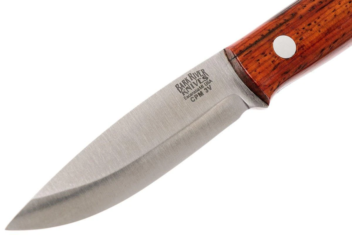 Bark River Mini Bushcrafter CPM 3V, Cocobolo #1 5 Bark River Mini Bushcrafter CPM 3V, Cocobolo #1 – Image 3
