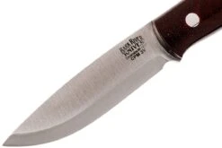 Bark River Ultra-Lite Bushcrafter CPM 3V, Burgundy Canvas Micarta -Couteaux Soldes Boutique BRK06 023BC 03 bark river brk06 023bc 03