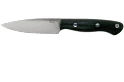 Bark River Mini Aurora CPM 154, Black Canvas Micarta