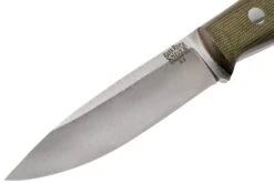 Bark River Aurora A2 Green Canvas Micarta Red Liner, Couteau Bushcraft -Couteaux Soldes Boutique BRK06 115GCMRL 03 bark river knives