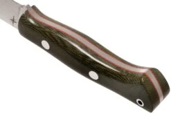 Bark River Aurora A2 Green Canvas Micarta Red Liner, Couteau Bushcraft -Couteaux Soldes Boutique BRK06 115GCMRL 04 bark river knives