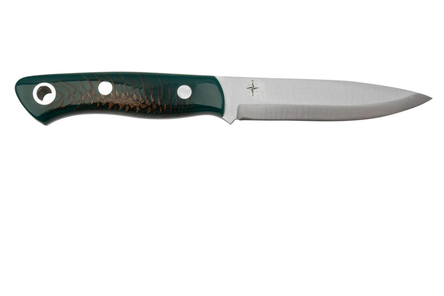 Bark River Aurora Scandi CPM 3V Emerald Pinecone, Couteau De Bushcraft 4 Bark River Aurora Scandi CPM 3V Emerald Pinecone, Couteau De Bushcraft – Image 2