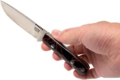 Bark River Bravo Necker II CPM 154CM, Lava Flow Kirinite, Black Sheath -Couteaux Soldes Boutique BRK07 002LFK 06 bark river brk07 002lfk 06