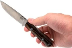 Bark River Bravo Necker II CPM 154CM, Burgundy Snakeskin Micarta -Couteaux Soldes Boutique BRK07 002SBC 06 bark river brk07 002sbc 15