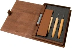 BeaverCraft Basic Set Of 4 Knives S07 Book Kit De Sculpture Sur Bois Avec Boîte De Rangement Livre En Bois -Couteaux Soldes Boutique BVS07BOOK 03 beavercraft