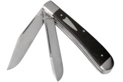 Case HT Trapper, Ebony Wood, 154CM, Smooth, 10773, TB722021 Couteau De Poche, Tony Bose Design