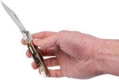 Case Stockman Amber Jigged Bone, 00128, 6347 SS Couteau De Poche -Couteaux Soldes Boutique CE128 11 case ce128 11