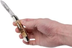 Case Canoe Amber Jigged Bone, 00263, 62131 CV Couteau De Poche -Couteaux Soldes Boutique CE263 10 case ce263 10