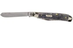 Case Mini Trapper Pocket Worn Grey Bone, Crandall Jig, 58414, 6207 CV Couteau De Poche -Couteaux Soldes Boutique CE58414 03 case knives