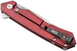 Case The Kinzua, Red Anodized Aluminum, Tanto S35VN, 64664 Couteau De Poche 12 Case The Kinzua, Red Anodized Aluminum, Tanto S35VN, 64664 Couteau De Poche -Couteaux Soldes Boutique CE64664 04 case