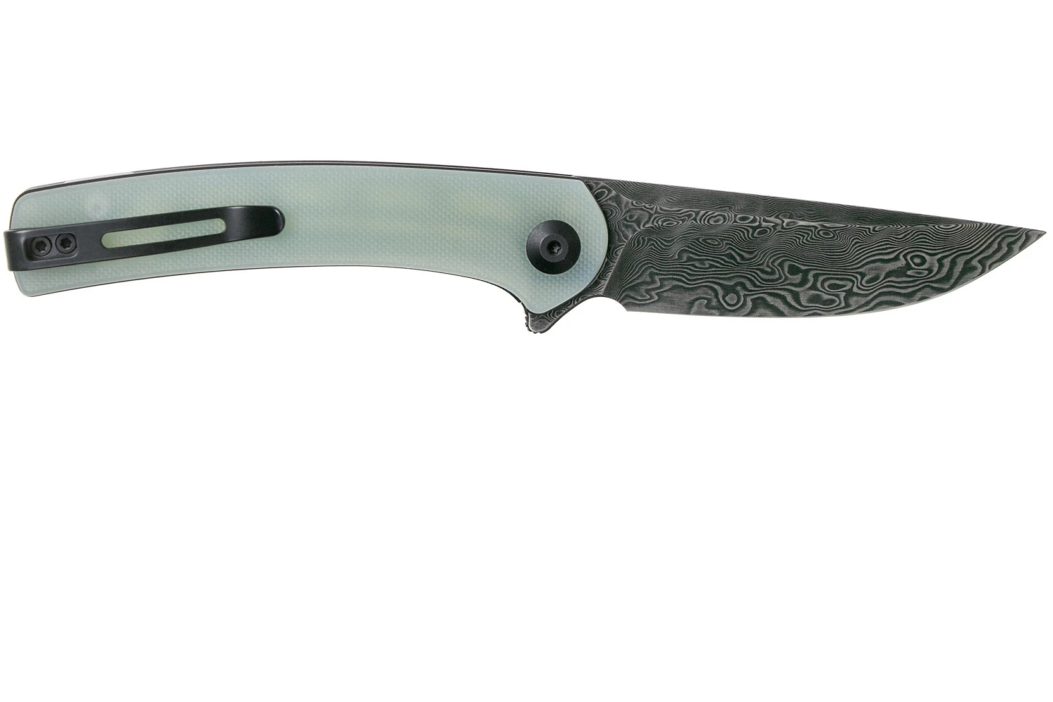 Civivi Mini Asticus C19026B-DS1 Damascus, Natural G10 Couteau De Poche 4 Civivi Mini Asticus C19026B-DS1 Damascus, Natural G10 Couteau De Poche – Image 2