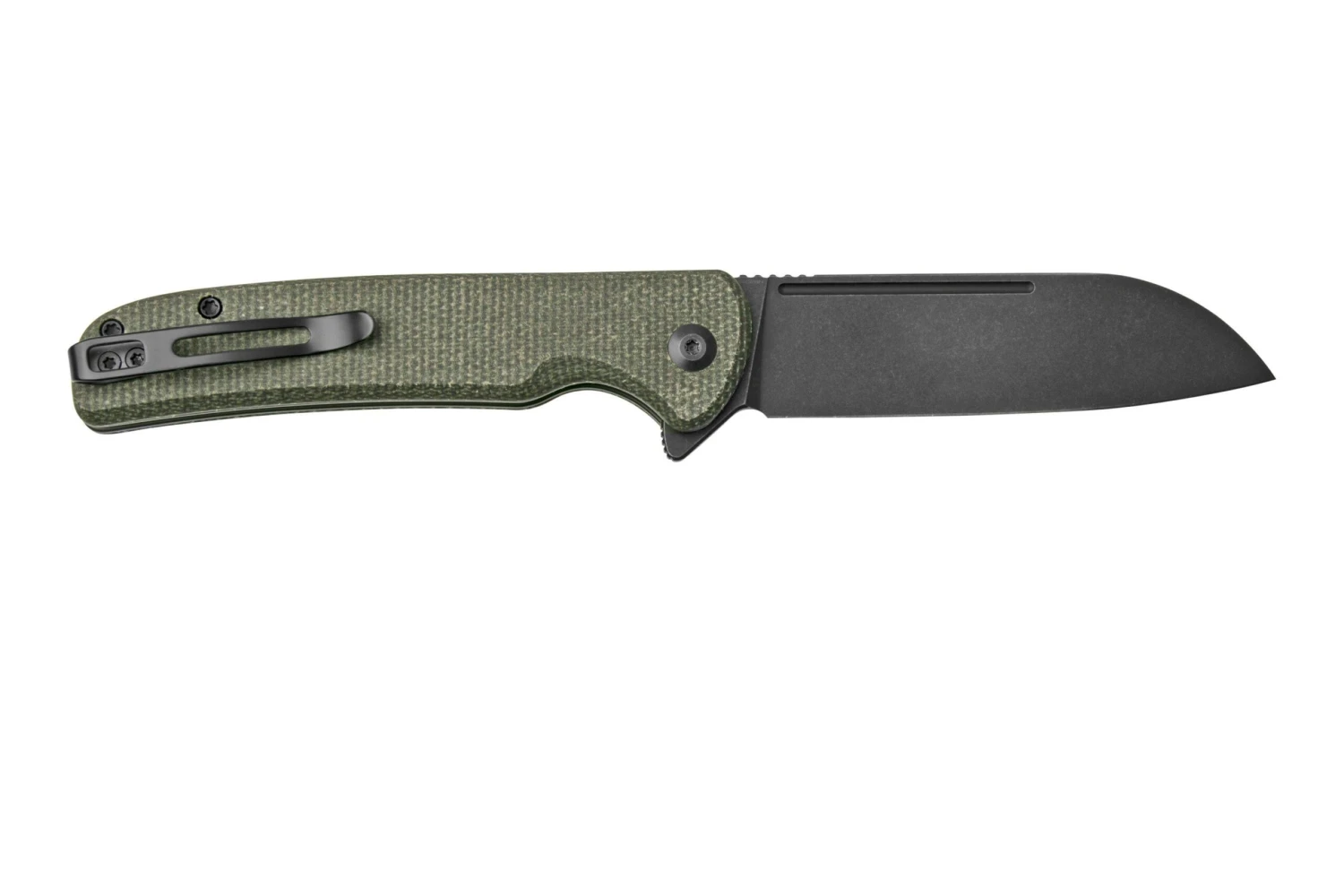 Civivi Chevalier C20022-2 Blackwashed, Dark Green Micarta Couteau De Poche 4 Civivi Chevalier C20022-2 Blackwashed, Dark Green Micarta Couteau De Poche – Image 2