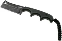 CRKT Minimalist Cleaver Blackout 2383K Couteau De Cou, Alan Folts Design -Couteaux Soldes Boutique CK 2383K 03 crkt