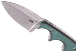 CRKT Minimalist Spear Point, Green Black, Couteau De Cou, Alan Folts Design -Couteaux Soldes Boutique CK 2396 03 crkt