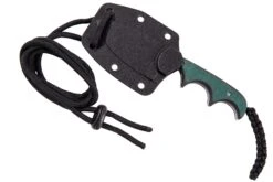 CRKT Minimalist Spear Point, Green Black, Couteau De Cou, Alan Folts Design -Couteaux Soldes Boutique CK 2396 06 crkt