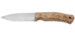 Casström No. 10 Swedish Forest Knife Curly Birch, K720 Scandi Grind 13124 Couteau De Bushcraft