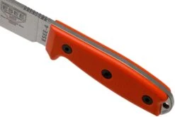 ESEE Model 4 Plain Edge S35VN, Orange G10 Handle 4P35V-OR Avec étui + Clip -Couteaux Soldes Boutique EE ESEE 4P35V OR 05 esee knives