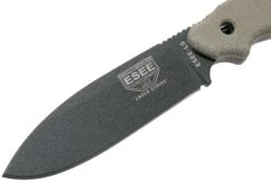 ESEE Laser Strike Tactical Gunsmoke LS-PTG Couteau De Survie Avec étui Kydex + Clip Ceinture -Couteaux Soldes Boutique EE ESEE LS PTG 03 esee knives