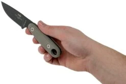 ESEE Izula II Tactical Gunsmoke IZULA-II-TG Couteau De Cou Avec étui Noir + Clip Ceinture -Couteaux Soldes Boutique EE IZULA2 TG 06 esee knives