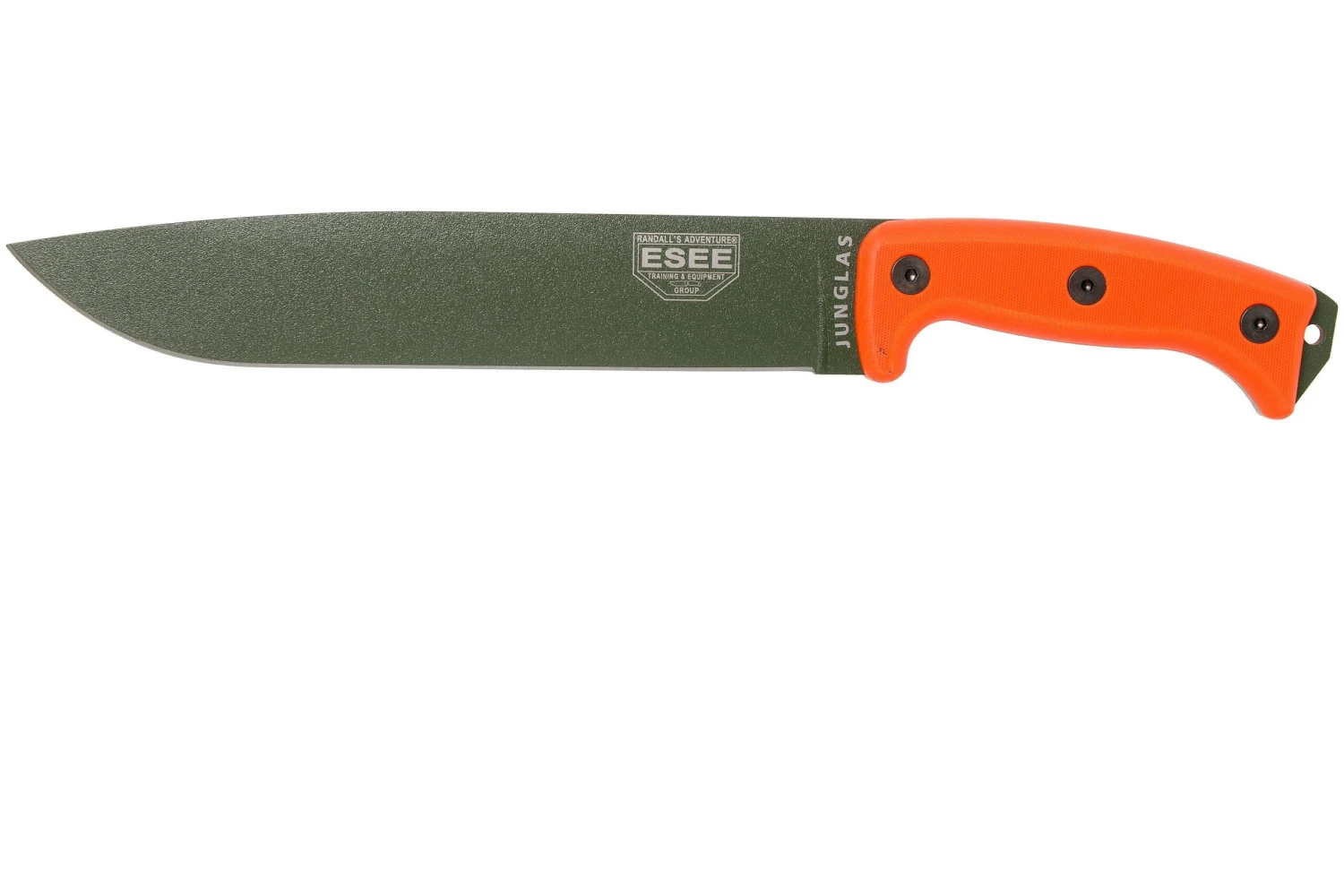 ESEE Junglas OD Green-Orange JUNGLAS-OD-OR Couteau De Survie Avec étui Kydex + MOLLE Back 3 ESEE Junglas OD Green-Orange JUNGLAS-OD-OR Couteau De Survie Avec étui Kydex + MOLLE Back