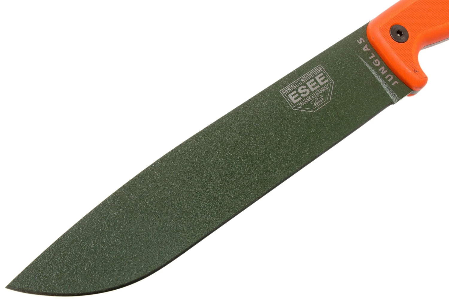 ESEE Junglas OD Green-Orange JUNGLAS-OD-OR Couteau De Survie Avec étui Kydex + MOLLE Back 5 ESEE Junglas OD Green-Orange JUNGLAS-OD-OR Couteau De Survie Avec étui Kydex + MOLLE Back – Image 3