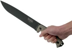 ESEE Junglas Tactical Gunsmoke Couteau De Survie Avec étui Kydex + MOLLE Back -Couteaux Soldes Boutique EE JUNGLAS TG 06 esee knives