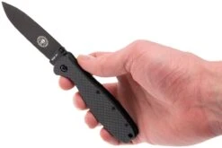 ESEE Knives Zancudo D2 Carbonfiber, BRKR2CFB Couteau De Poche -Couteaux Soldes Boutique EE ZANCUDO CF B D2 08 esee knives zancudo ee zancudo cf b d2 08