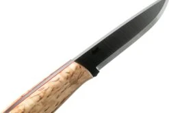 Brisa Trapper 95 - O1 Scandi - Curly Birch With Firesteel 2055 Couteau De Bushcraft -Couteaux Soldes Boutique ENZ 2055 05 brisa