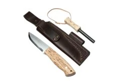 Brisa Trapper 95 - O1 Scandi - Curly Birch With Firesteel 2055 Couteau De Bushcraft -Couteaux Soldes Boutique ENZ 2055 06 brisa