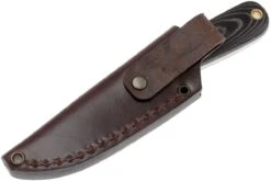 Brisa Necker 70, Noir Micarta, étui En Cuir 9806 -Couteaux Soldes Boutique ENZ 9806 08 enzo necker 70 enz 9806 08