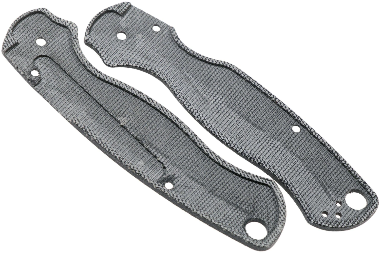 FlytaniuFlytanium Spyderco Paramilitary 2 Lotus Scales, Black Canvas Micarta 4 FlytaniuFlytanium Spyderco Paramilitary 2 Lotus Scales, Black Canvas Micarta – Image 2